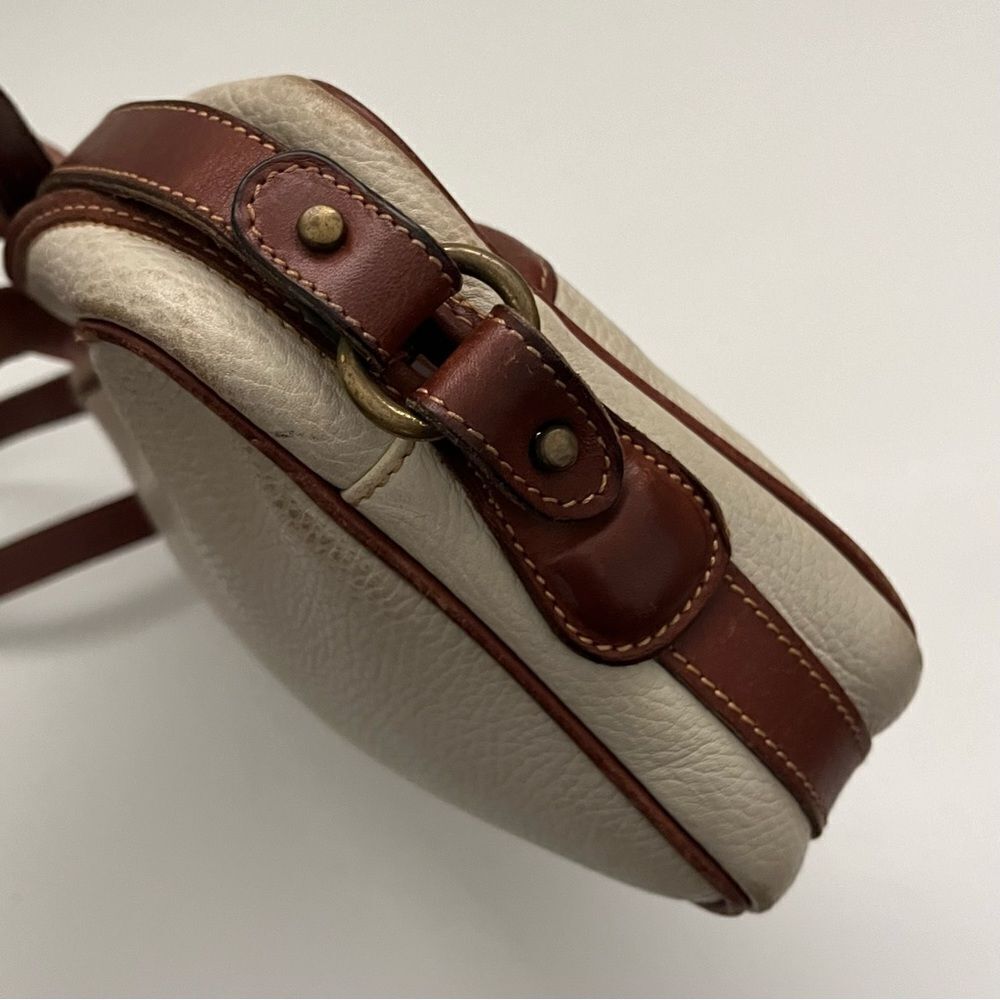 Coach Sheridan Collection Crossbody Ivory Pebbled Leather Bag Rare Vintage USA - Picture 6 of 12